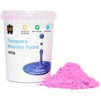 educational colours tempera powder 450gm pink