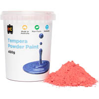 educational colours tempera powder 450gm red