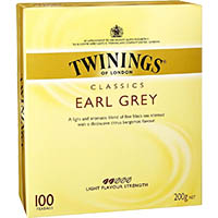 twinings classics earl grey tea bags pack 100
