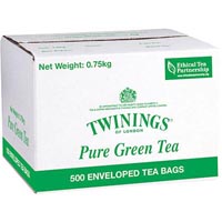 twinings pure green tea envelope tea bags carton 500