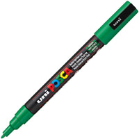 posca pc-3m paint marker bullet fine 1.3mm green