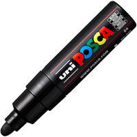posca pc-7m paint marker bullet bold 5.5mm black