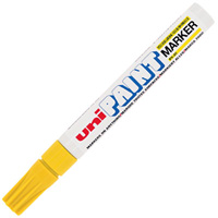 uni-ball px-20 paint marker bullet 2.8mm yellow