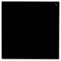 naga magnetic glassboard 1000 x 1000mm black