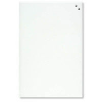 naga magnetic glassboard 400 x 600mm white