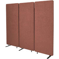 visionchart zip acoustic triple extension panel 1650 x 1830mm copper