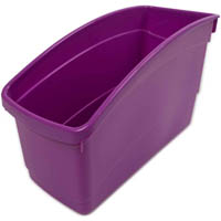 visionchart education book tub plastic purple