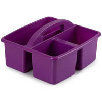 visionchart education caddy plastic small purple