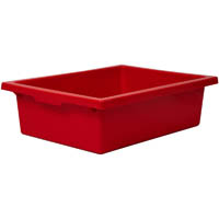 visionchart education tote tray red