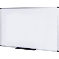initiative magnetic whiteboard aluminium frame 600 x 400mm