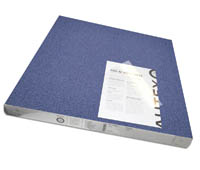 visionchart autex acoustic fabric peel n stick tiles 600 x 600mm calypso blue pack 6