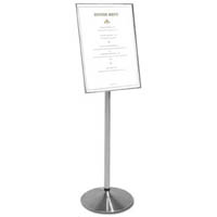 visionchart 3-in-1 sign display stand 1500mm stainless steel