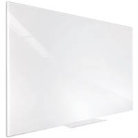 visionchart accent magnetic glassboard 1200 x 900mm white