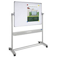 visionchart communicate mobile magnetic whiteboard 1500 x 1200mm