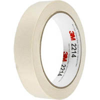 3m 2214 masking tape light duty 12mm x 50m beige